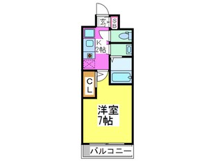 ルクレ新町レジデンスの物件間取画像